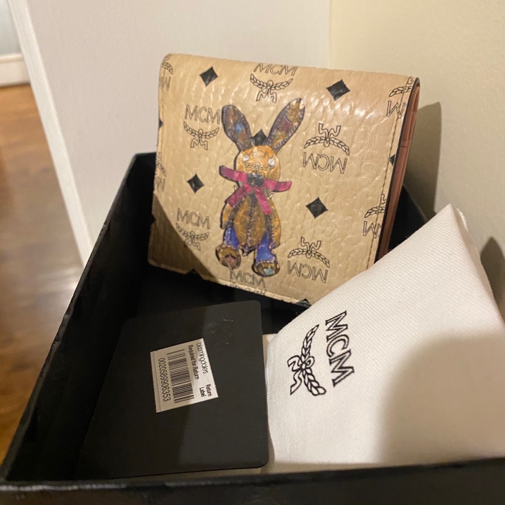 MCM Rabbit bifold wallet